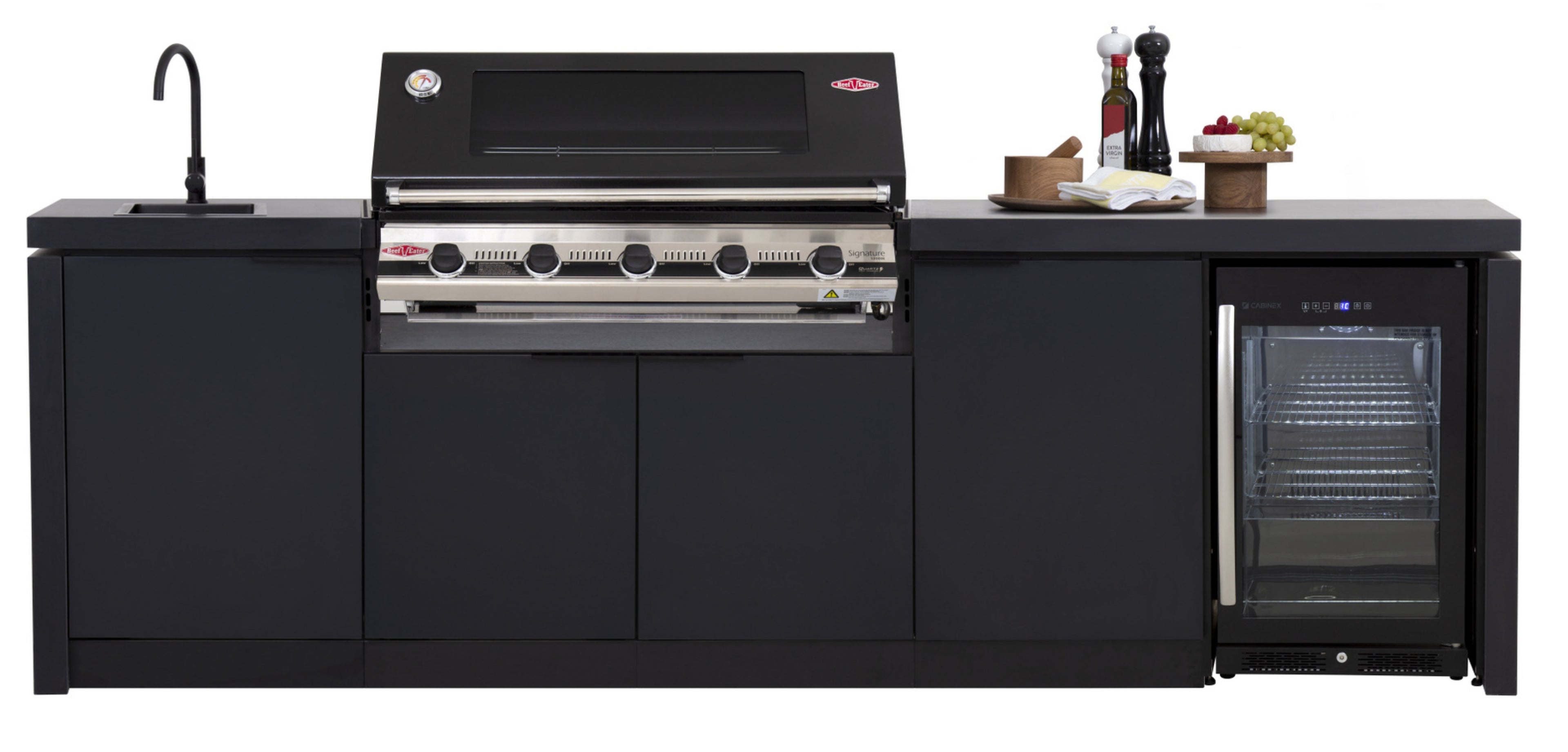 Cabinex Classic Outdoor Kitchen Paired with Beefeater S3000E