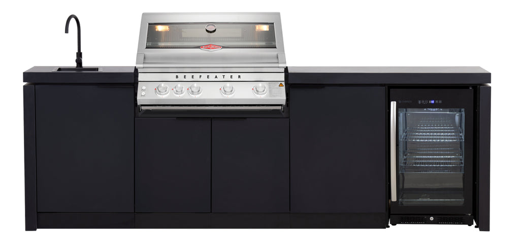 Cabinex Classic Outdoor Kitchen Paired with Beefeater 7000 4 burner