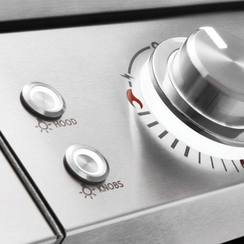 BeefEater 7000 Series Premium 5 Burner Gas BBQ with Side Burner and Trolley
